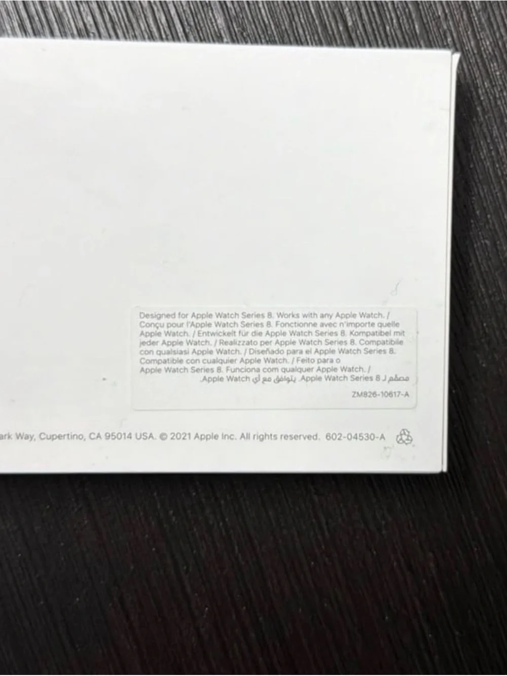 Apple Watch Sport Band Starlight